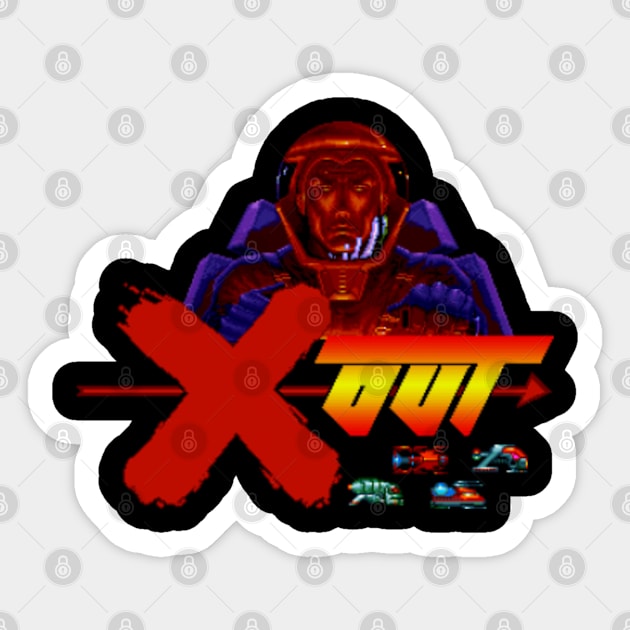 X-Out Sticker by iloveamiga